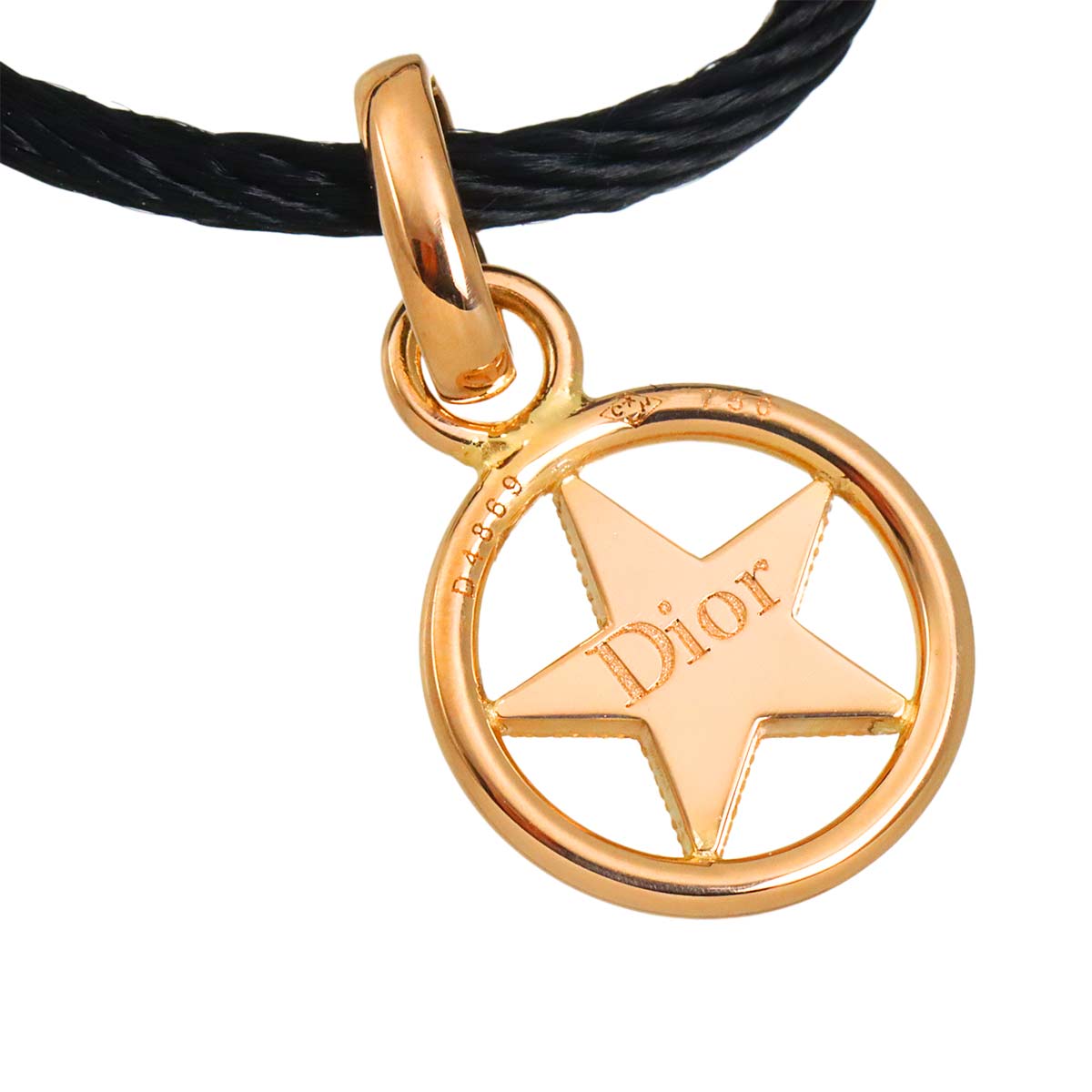 Diamond Necklace 18K PG 750