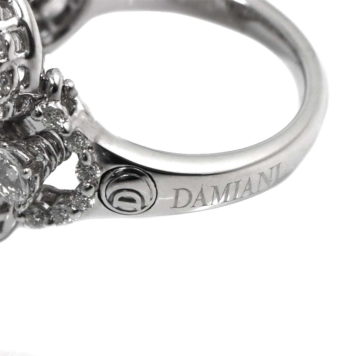 Juliet Diamond Ring 18K White Gold 750 size6.25-6.5(US)
