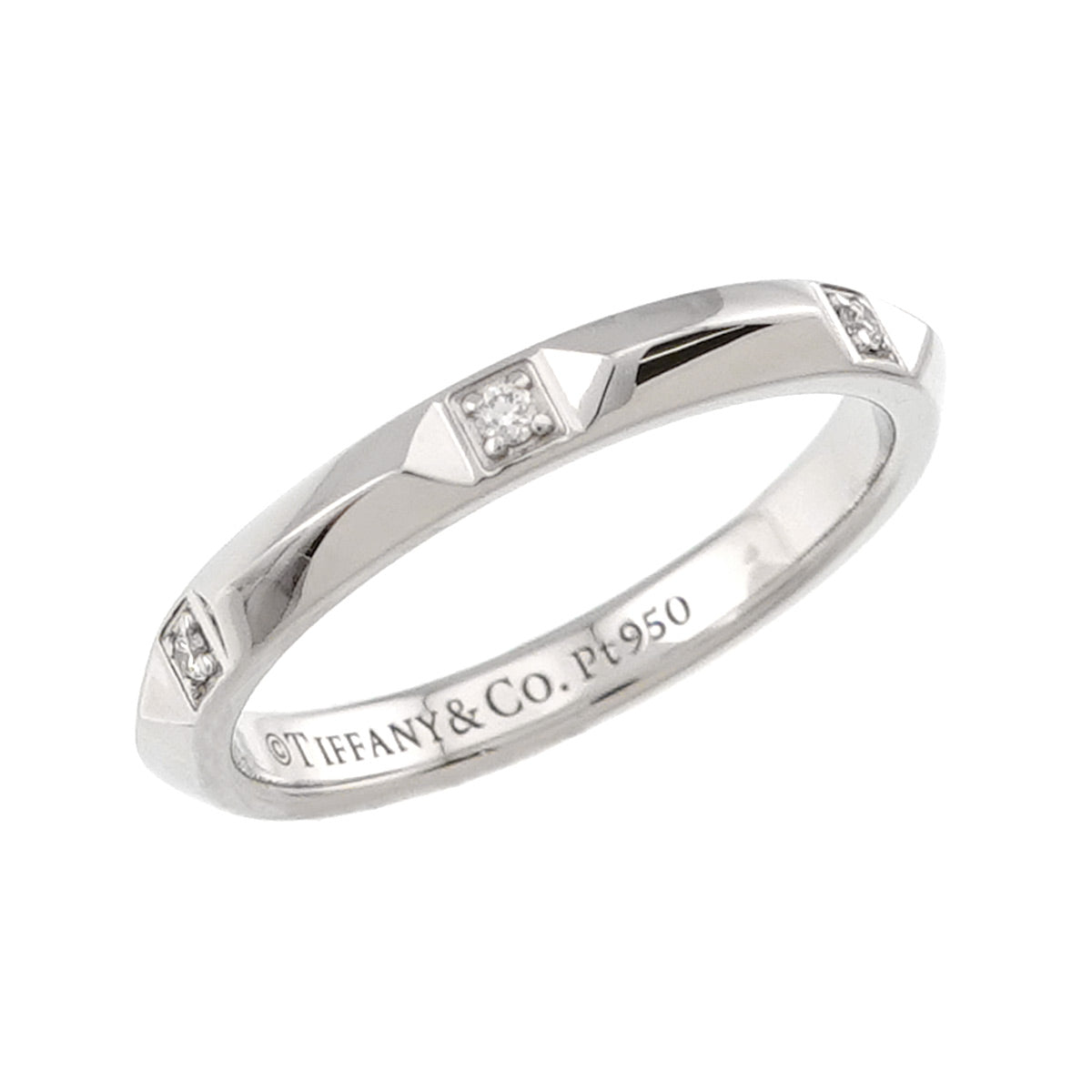 True Diamond Ring Platinum size6.75(US)