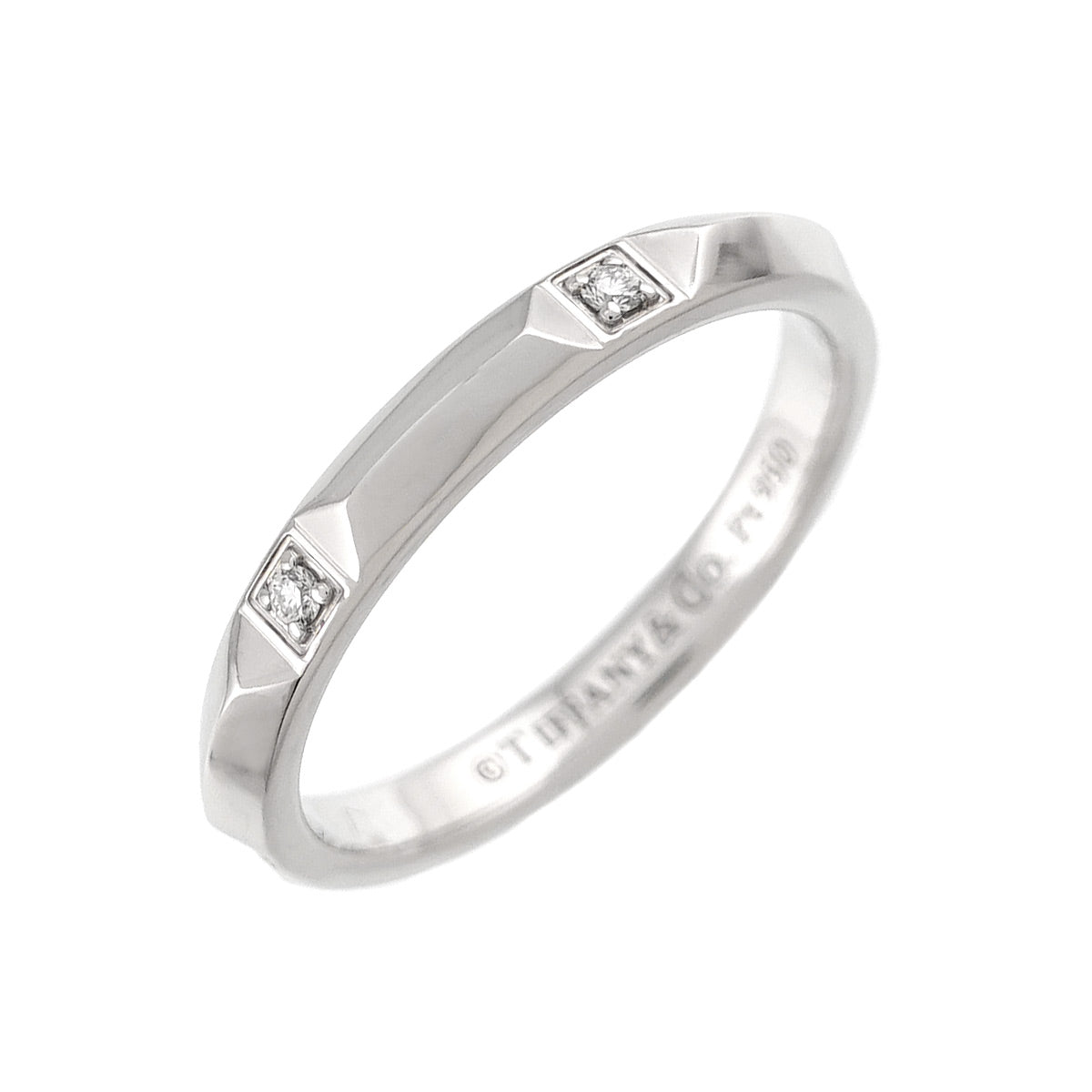 True Diamond Ring Platinum size6.75(US)