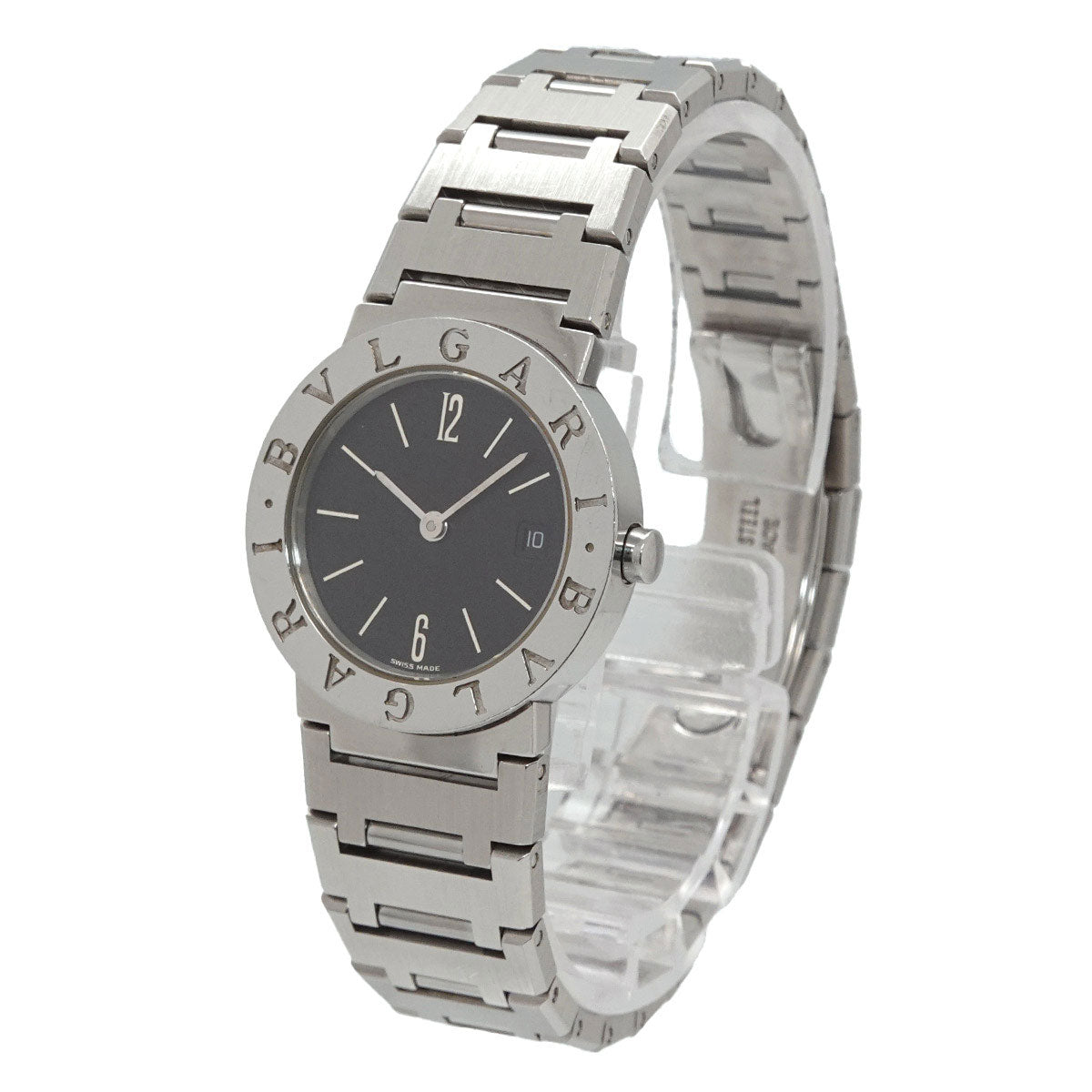 BVLGARIBVLGARI BB26SSD Date Quartz Black Dial Ladies Watch