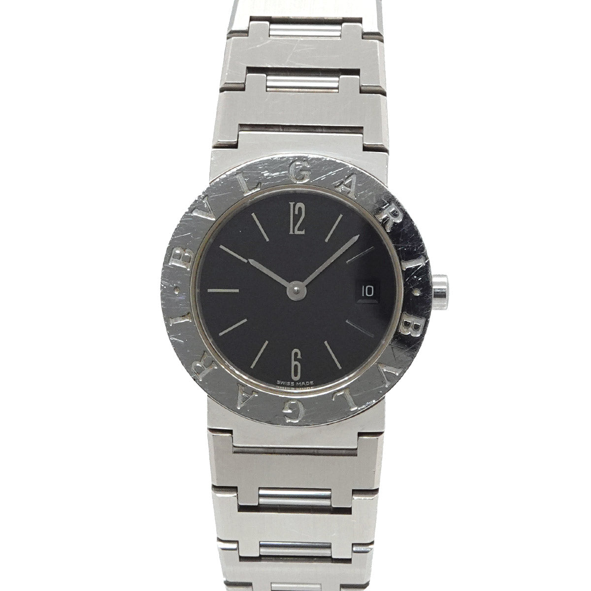 BVLGARIBVLGARI BB26SSD Date Quartz Black Dial Ladies Watch