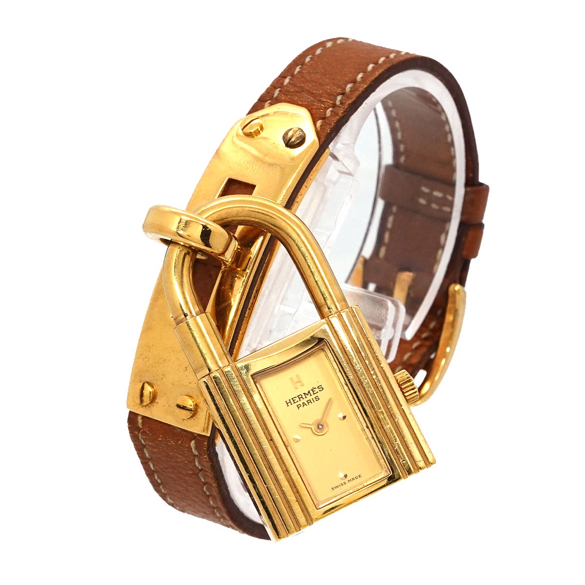 Kelly Watches Quartz Gold Dial Vintage Cadena Ladies Watch