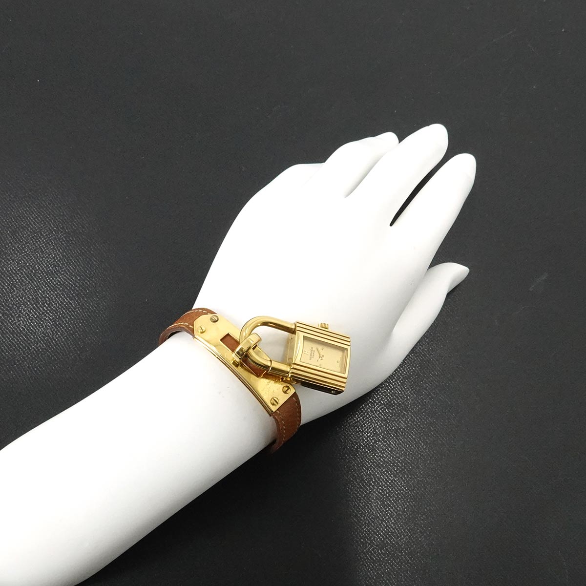 Kelly Watches Quartz Gold Dial Vintage Cadena Ladies Watch