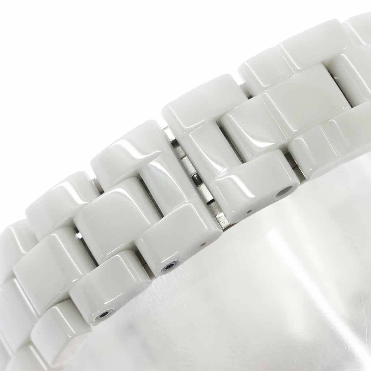 J12 33mm H1628 12P Diamond Quartz White Dial Ladies Watch