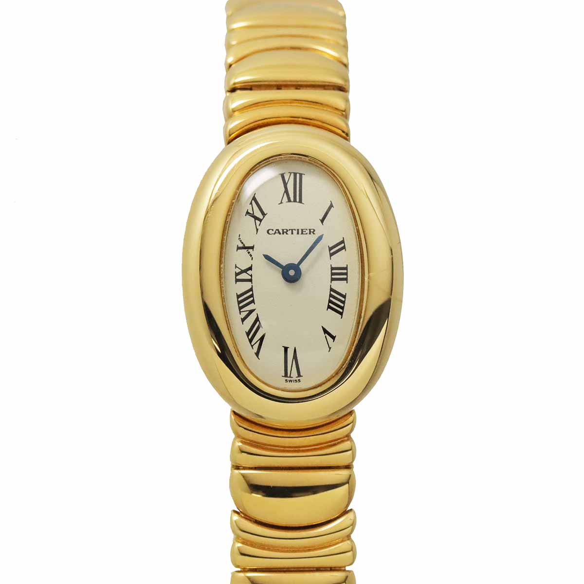 Mini Baignoire W15109D8 Quartz 750 YG Ladies cream Dial