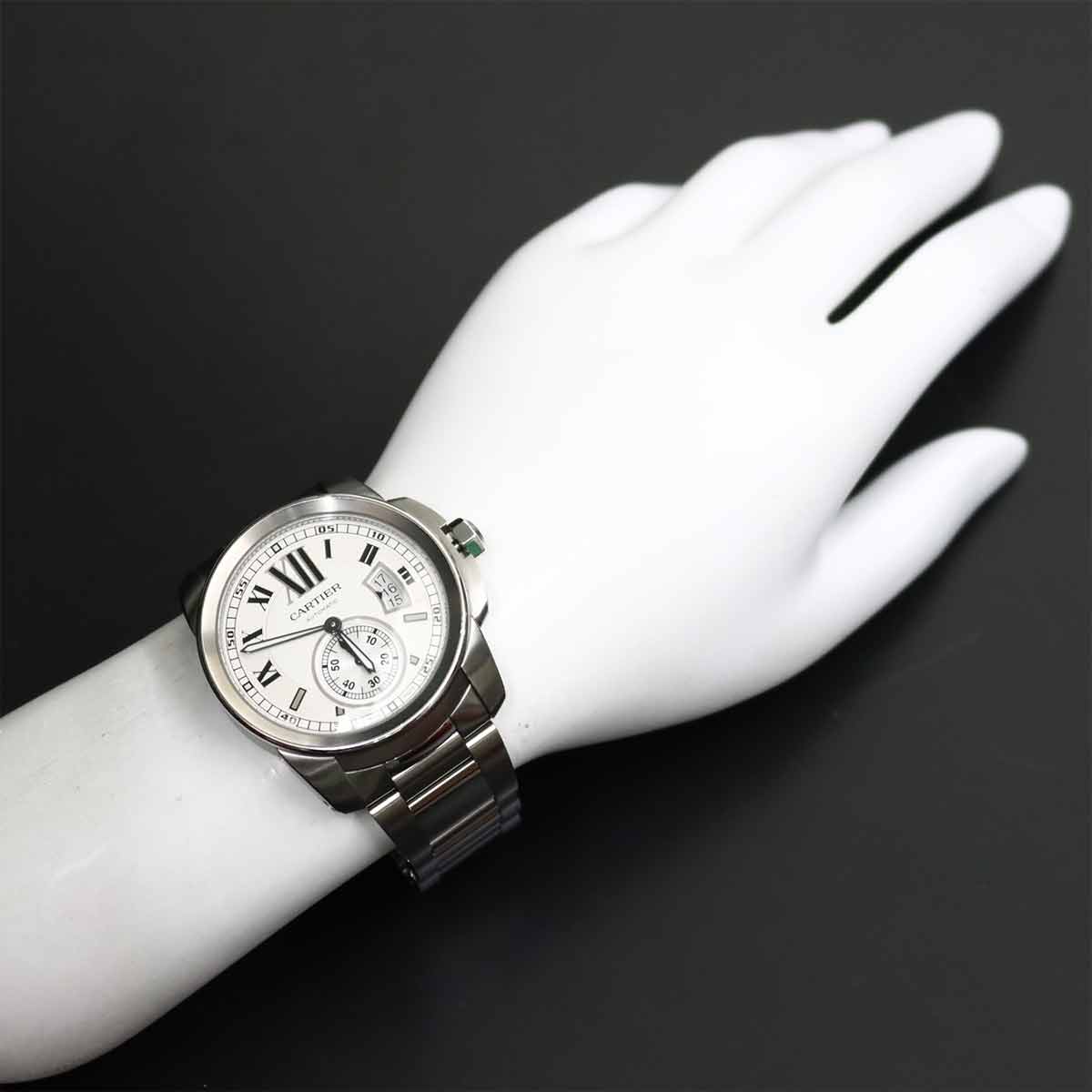 Calibre de Cartier W7100015 Date Automatic Mens Watch