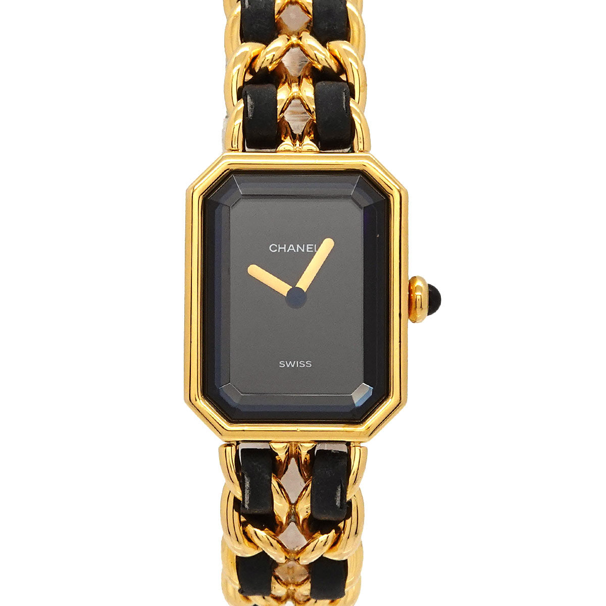 Premiere Size M H0001 Vintage Quartz Black Dial Ladies Watch