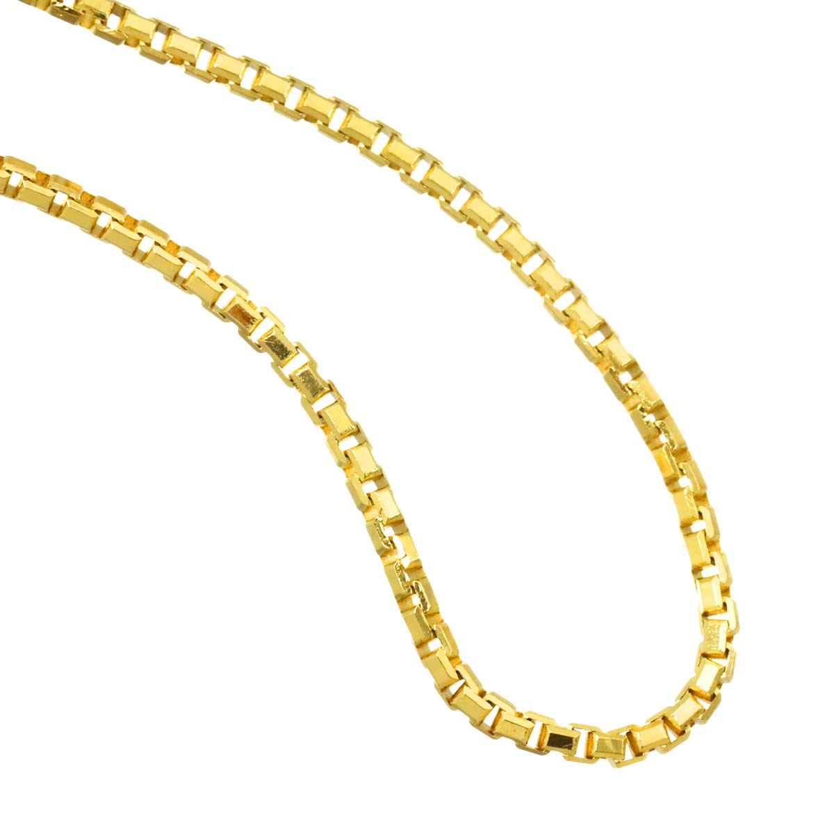 Venetian Necklace 18K K18 YG Yellow Gold 750