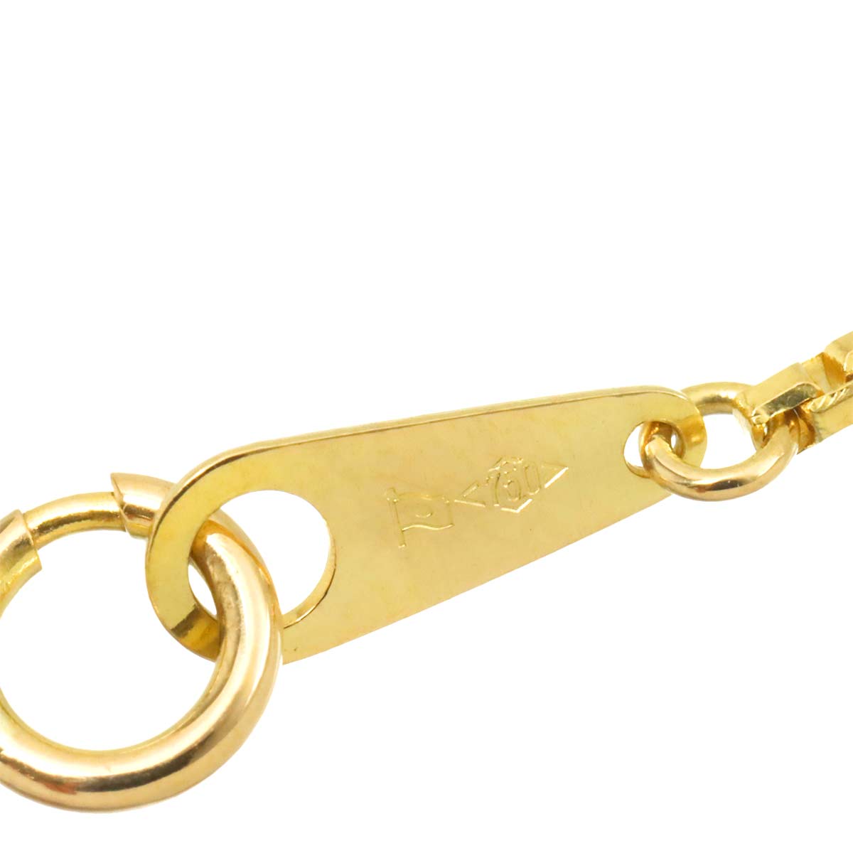 Venetian Necklace 18K K18 YG Yellow Gold 750