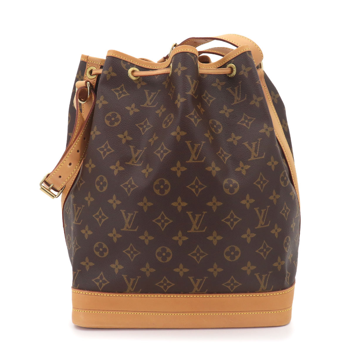 Monogram Noe Drawstring Shoulder Bag Brown M42224 Vintage