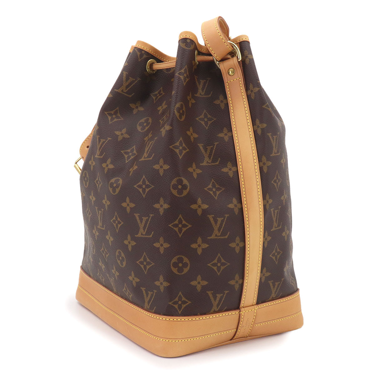 Monogram Noe Drawstring Shoulder Bag Brown M42224 Vintage