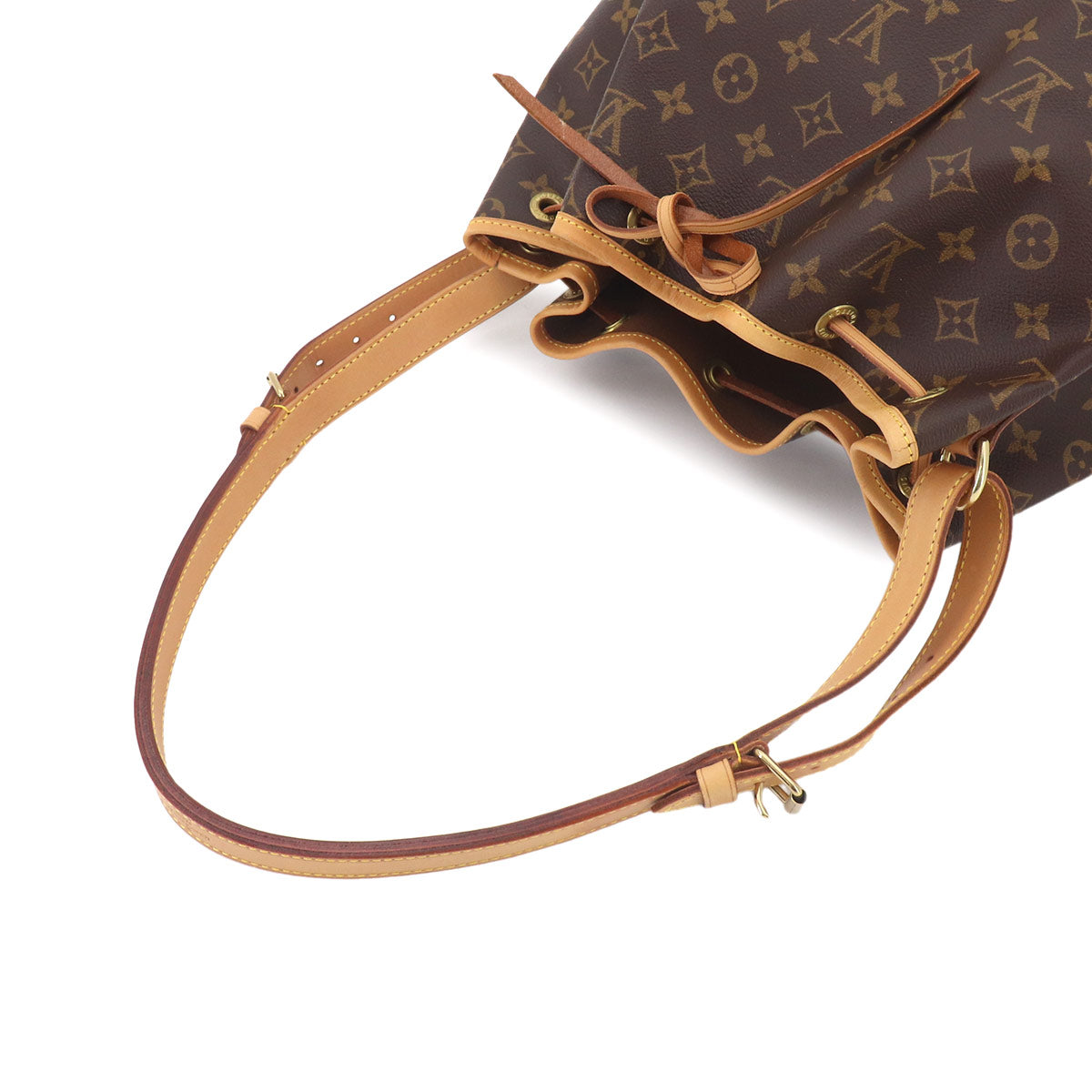 Monogram Noe Drawstring Shoulder Bag Brown M42224 Vintage