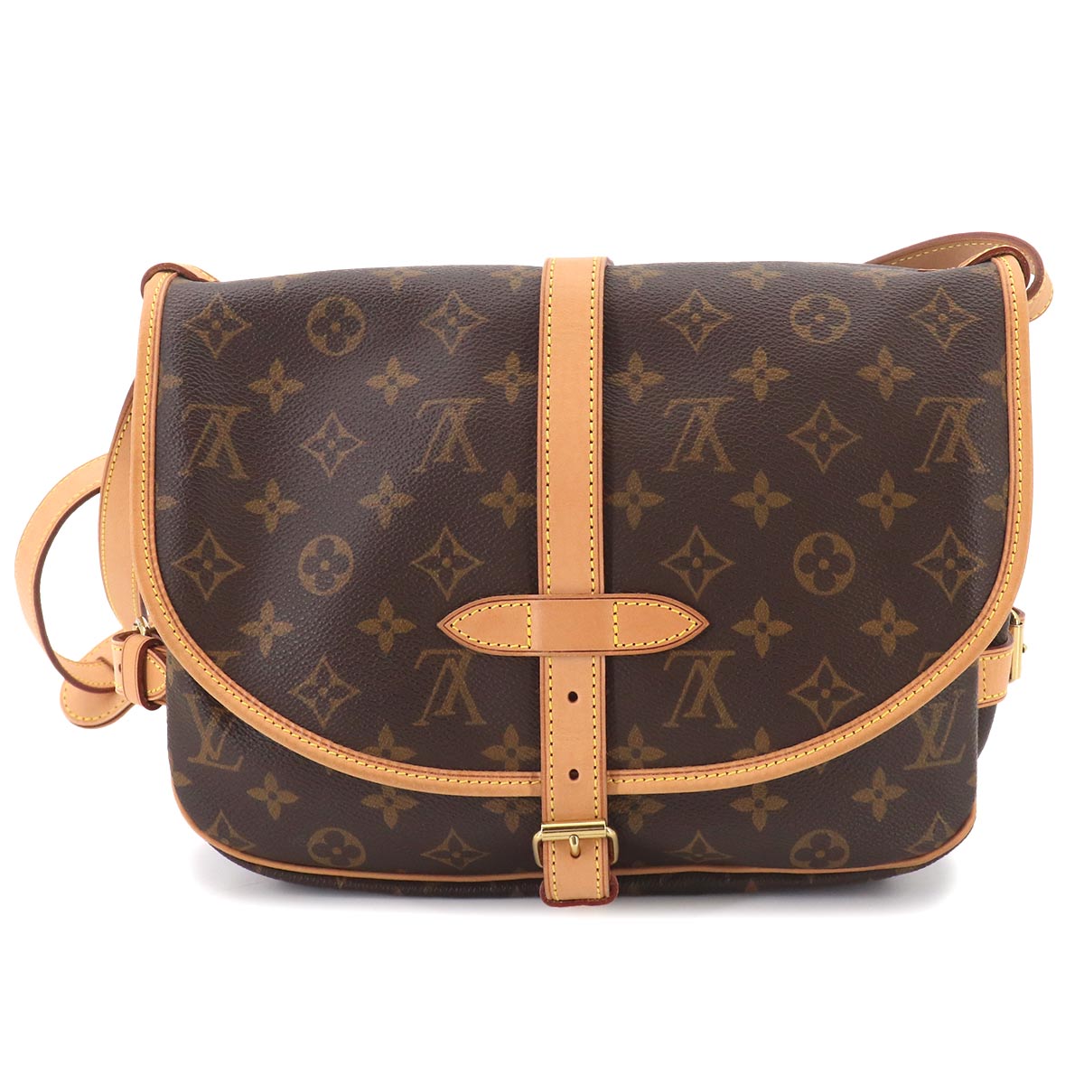 Monogram Samur 30 Shoulder Bag Brown M42256 Purse