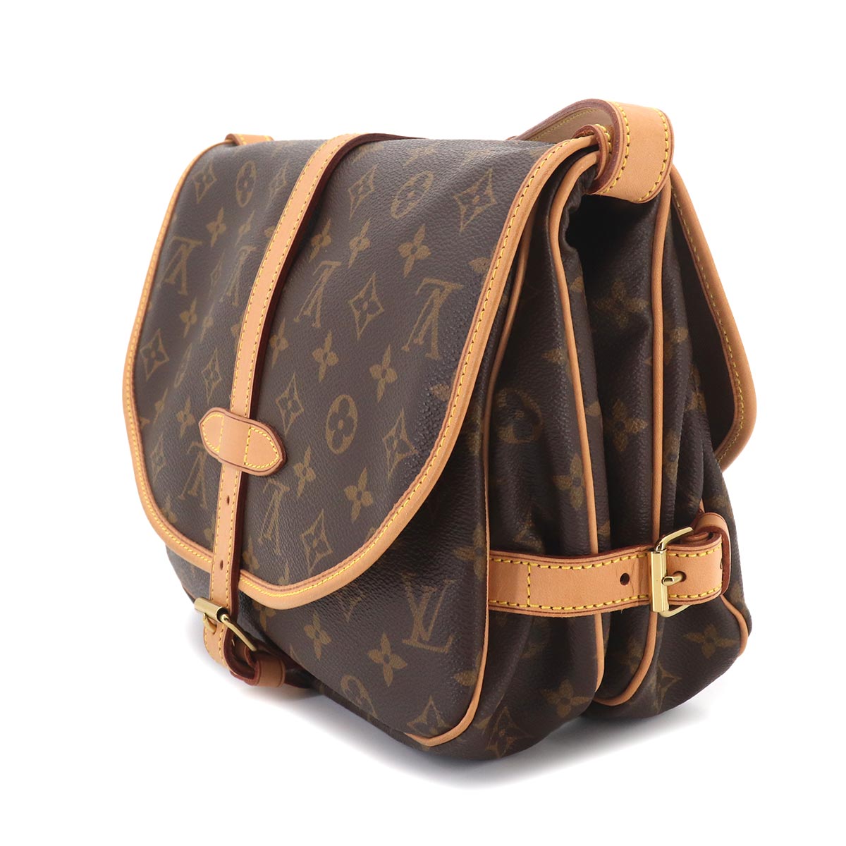 Monogram Samur 30 Shoulder Bag Brown M42256 Purse