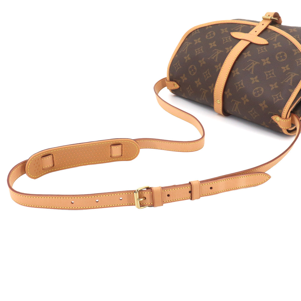 Monogram Samur 30 Shoulder Bag Brown M42256 Purse