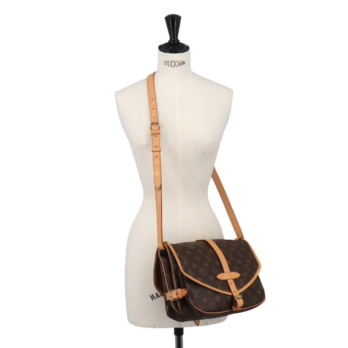 Monogram Samur 30 Shoulder Bag Brown M42256 Purse