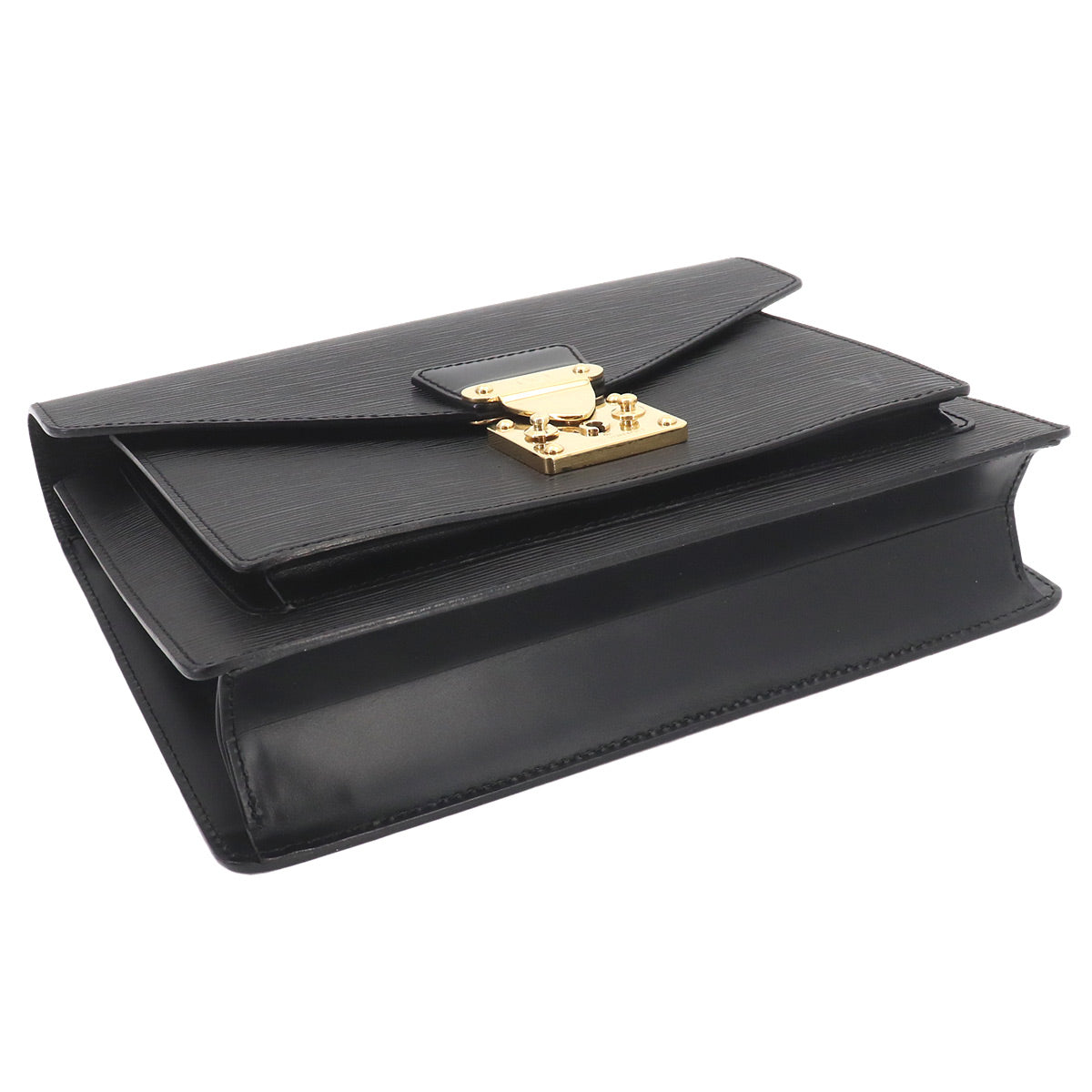 Epi Monceau Hand Shoulder Bag Leather Noir M52122