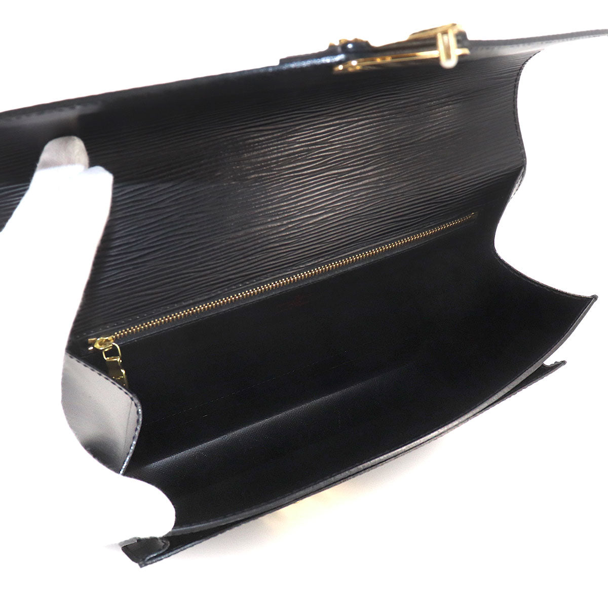 Epi Monceau Hand Shoulder Bag Leather Noir M52122