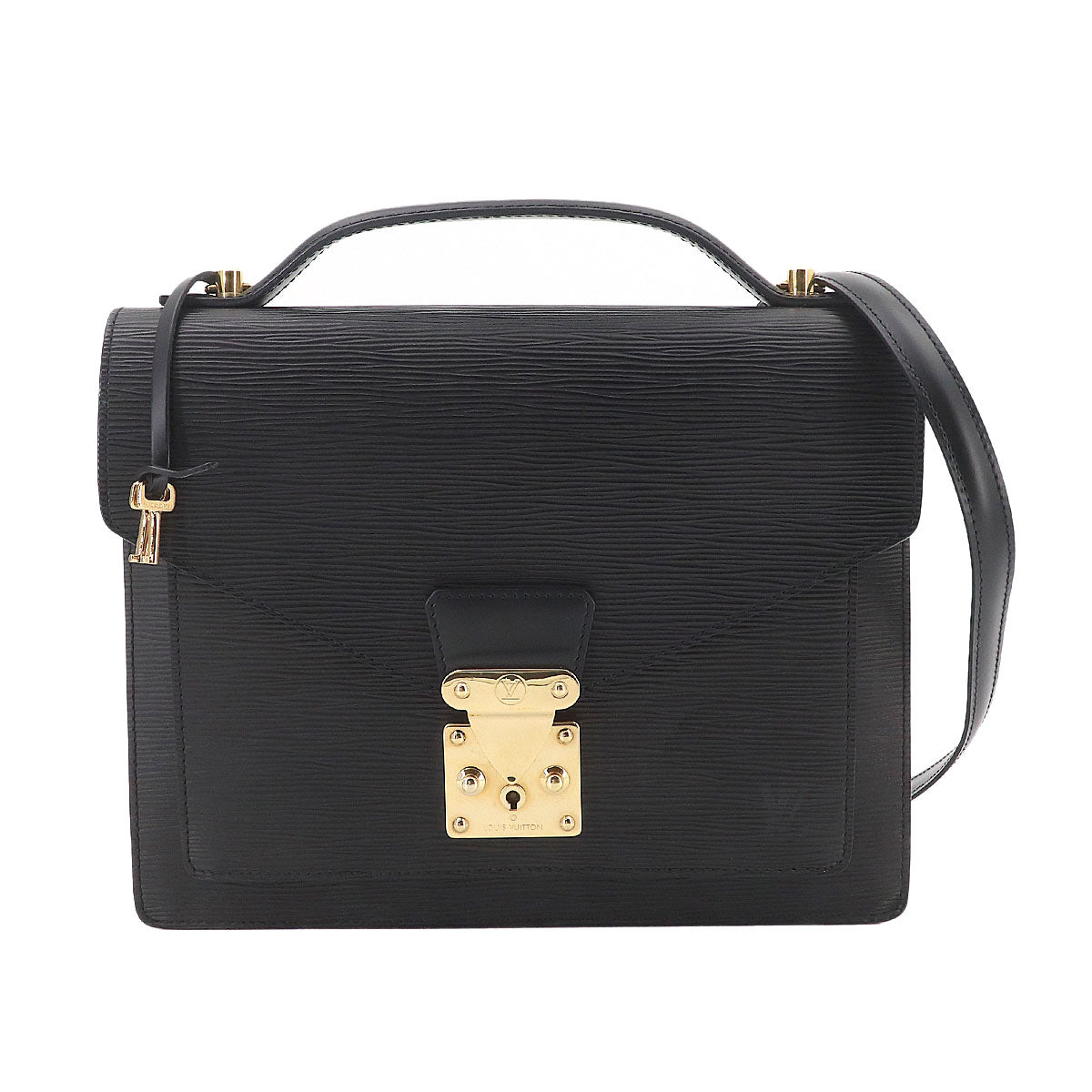 Epi Monceau Hand Shoulder Bag Leather Noir M52122