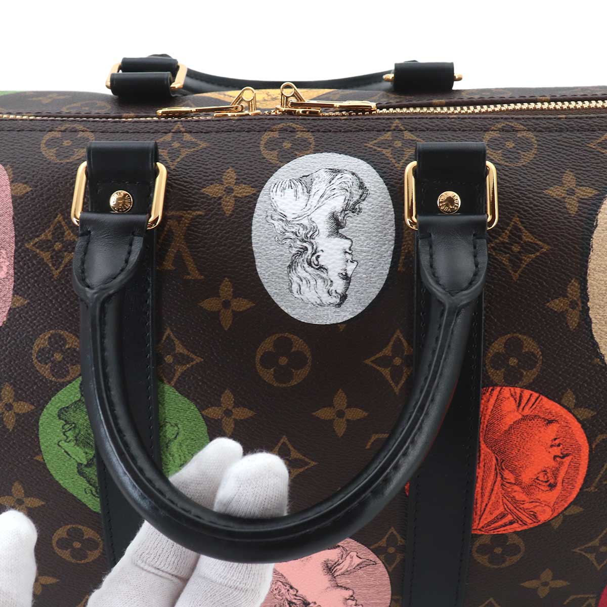 Monogram cameo Keepall Bandoliere 45 Luggage M59261