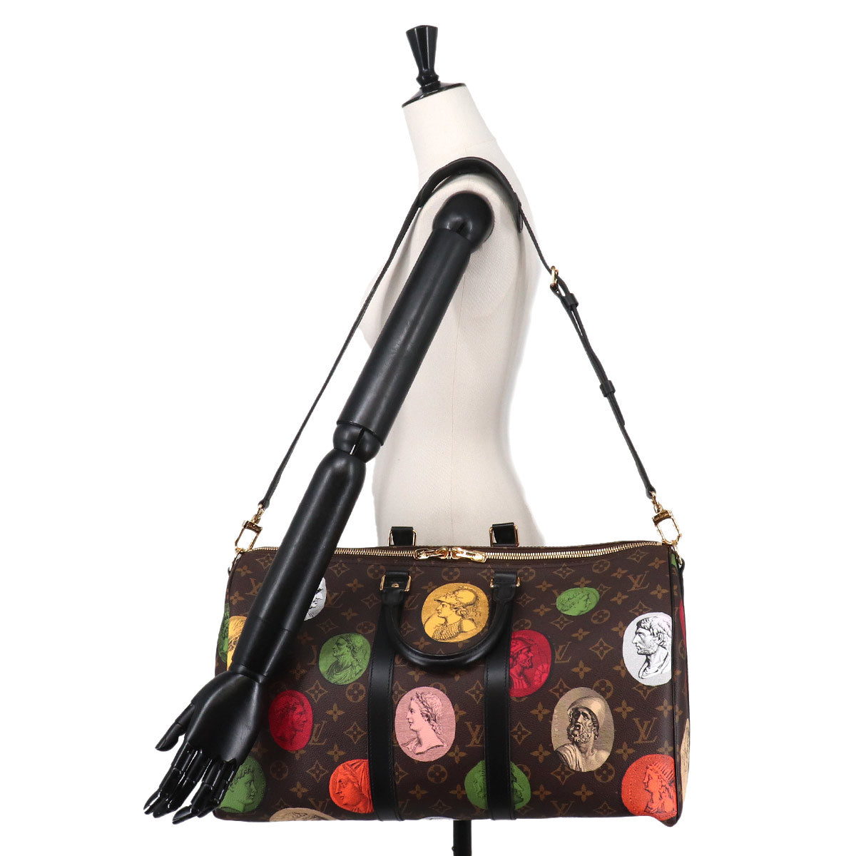Monogram cameo Keepall Bandoliere 45 Luggage M59261