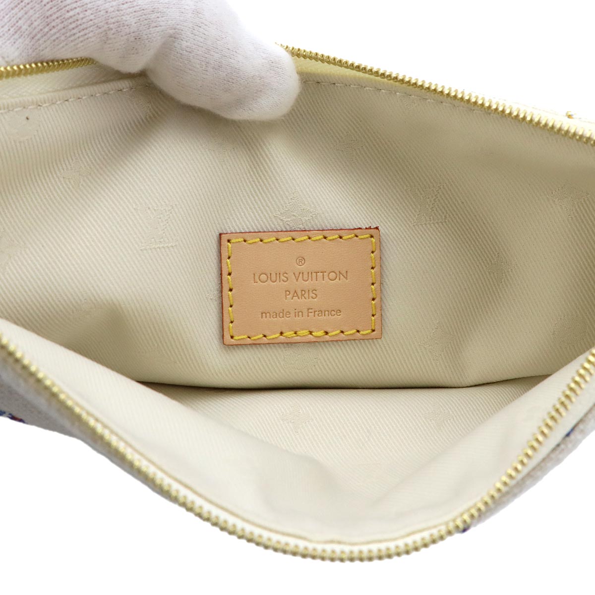 Neverfull MM Tote Bag Monogram Jacquard White M24905