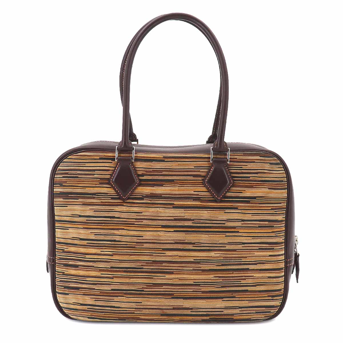 Plume 28 Hand Bag Vibrato Gulliver Brown Multi color