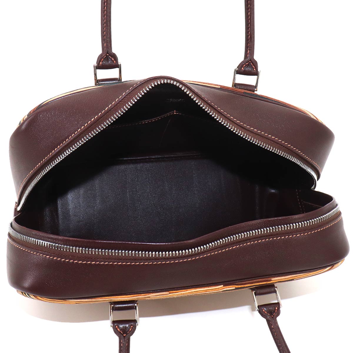 Plume 28 Hand Bag Vibrato Gulliver Brown Multi color