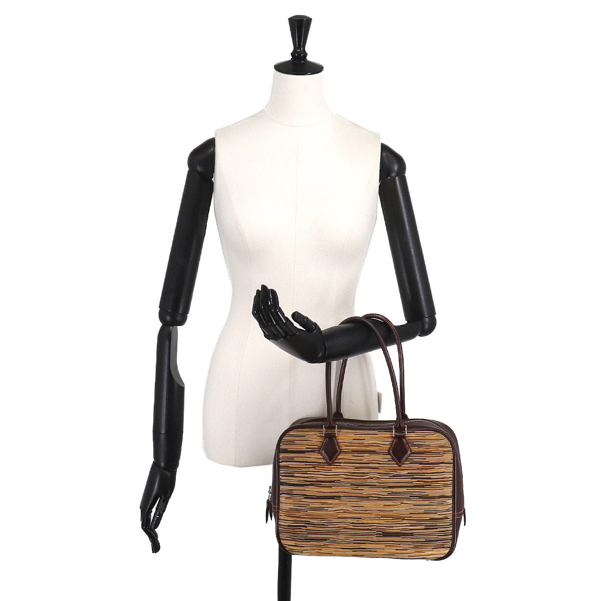 Plume 28 Hand Bag Vibrato Gulliver Brown Multi color