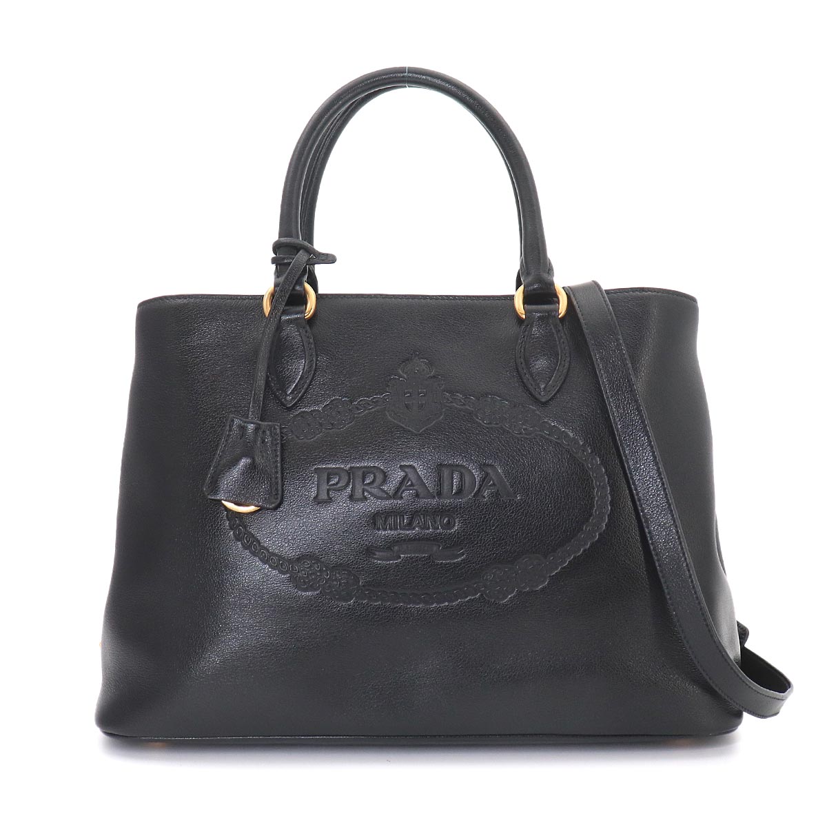 Hand Shoulder Bag Leather Black Purse