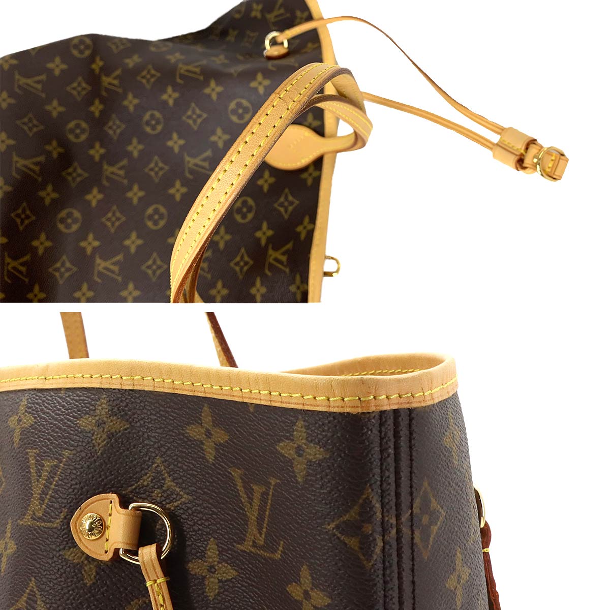 Monogram Neverfull GM Tote Bag Brown M40157 Purse