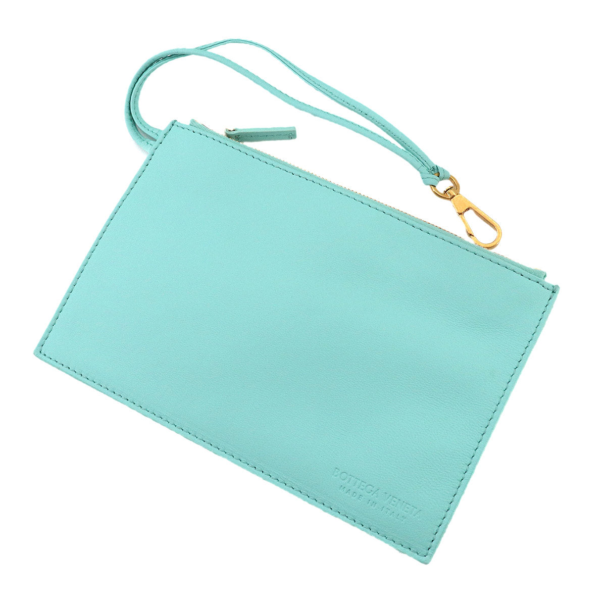 Intrecciato Mini Arco Hand Shoulder Bag Leather Blue