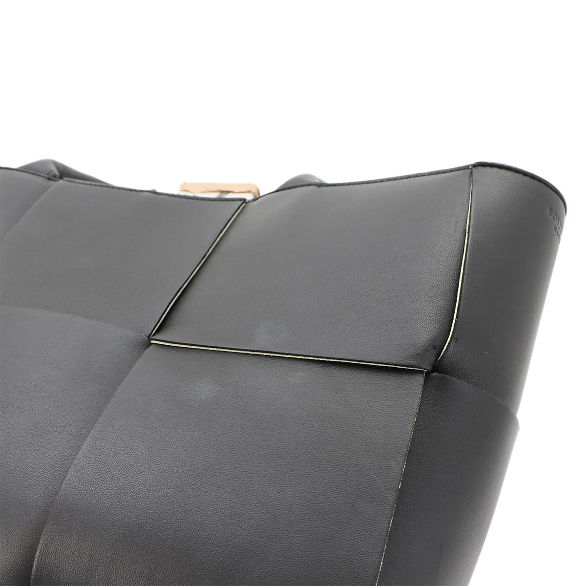 Intrecciato Medium Arco Tote Bag Leather Black