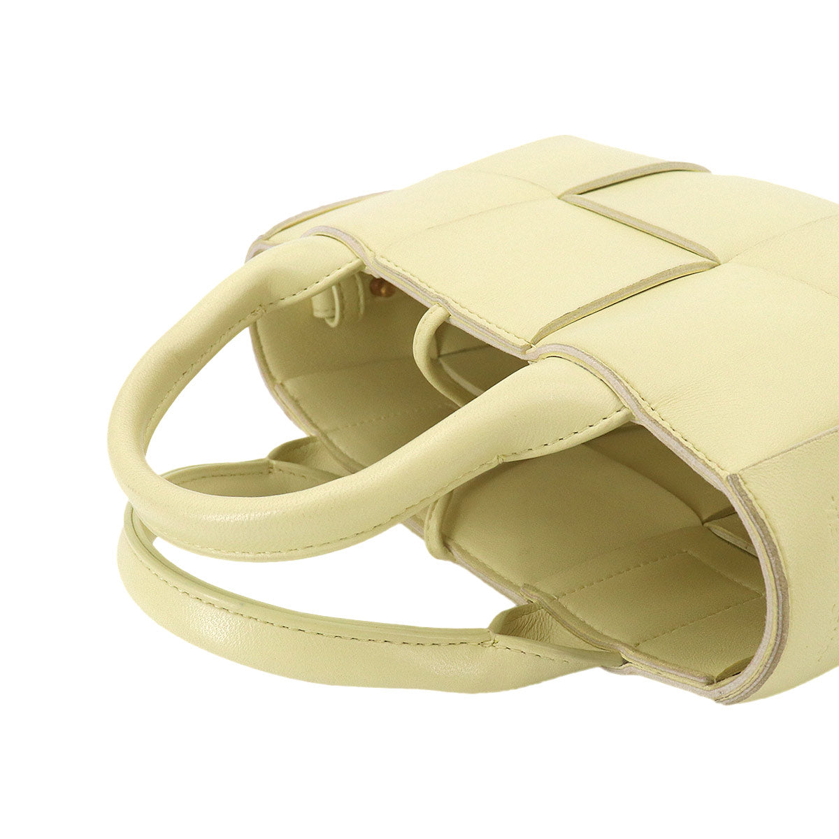 Intrecciato Candy Arco Tote Shoulder Bag Leather