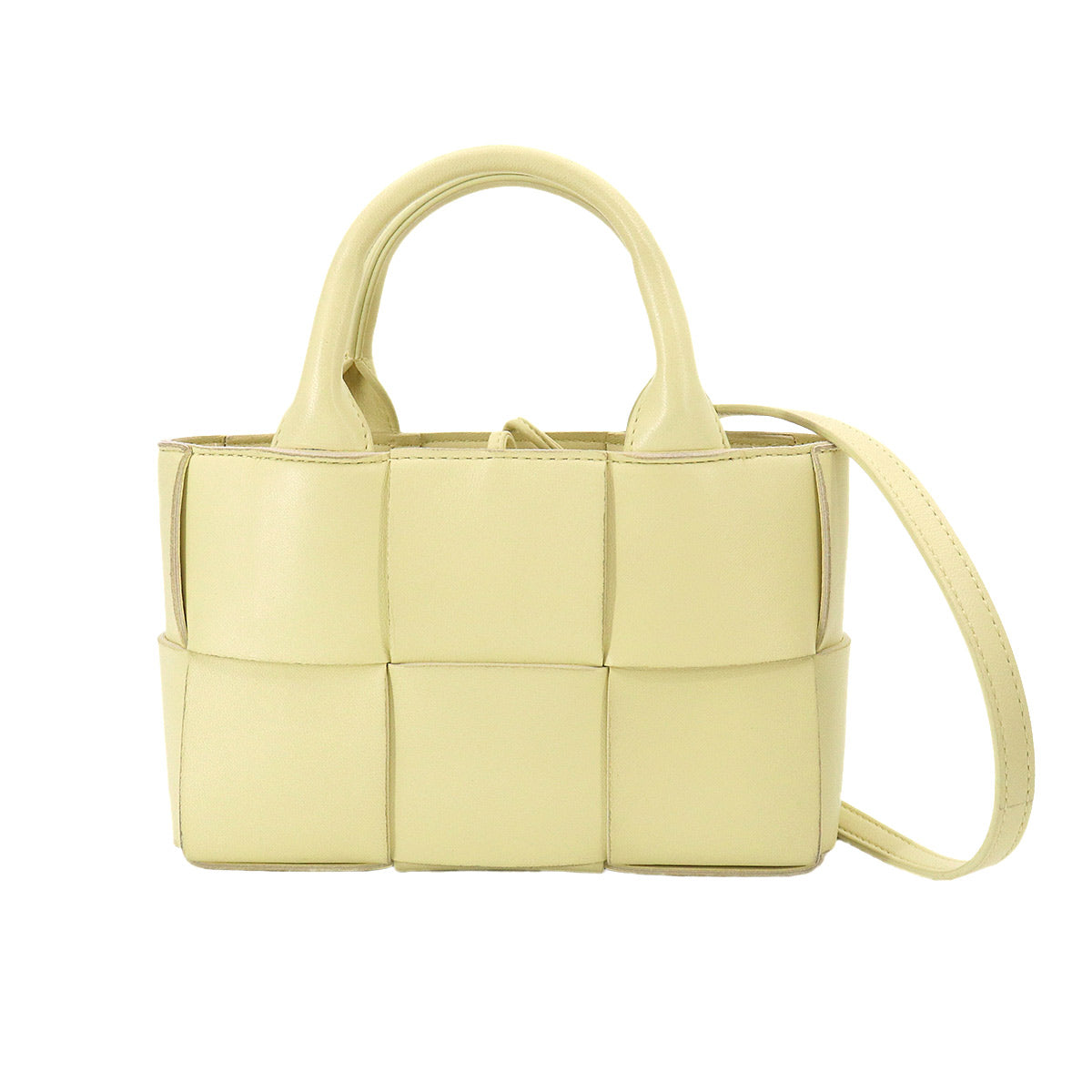 Intrecciato Candy Arco Tote Shoulder Bag Leather