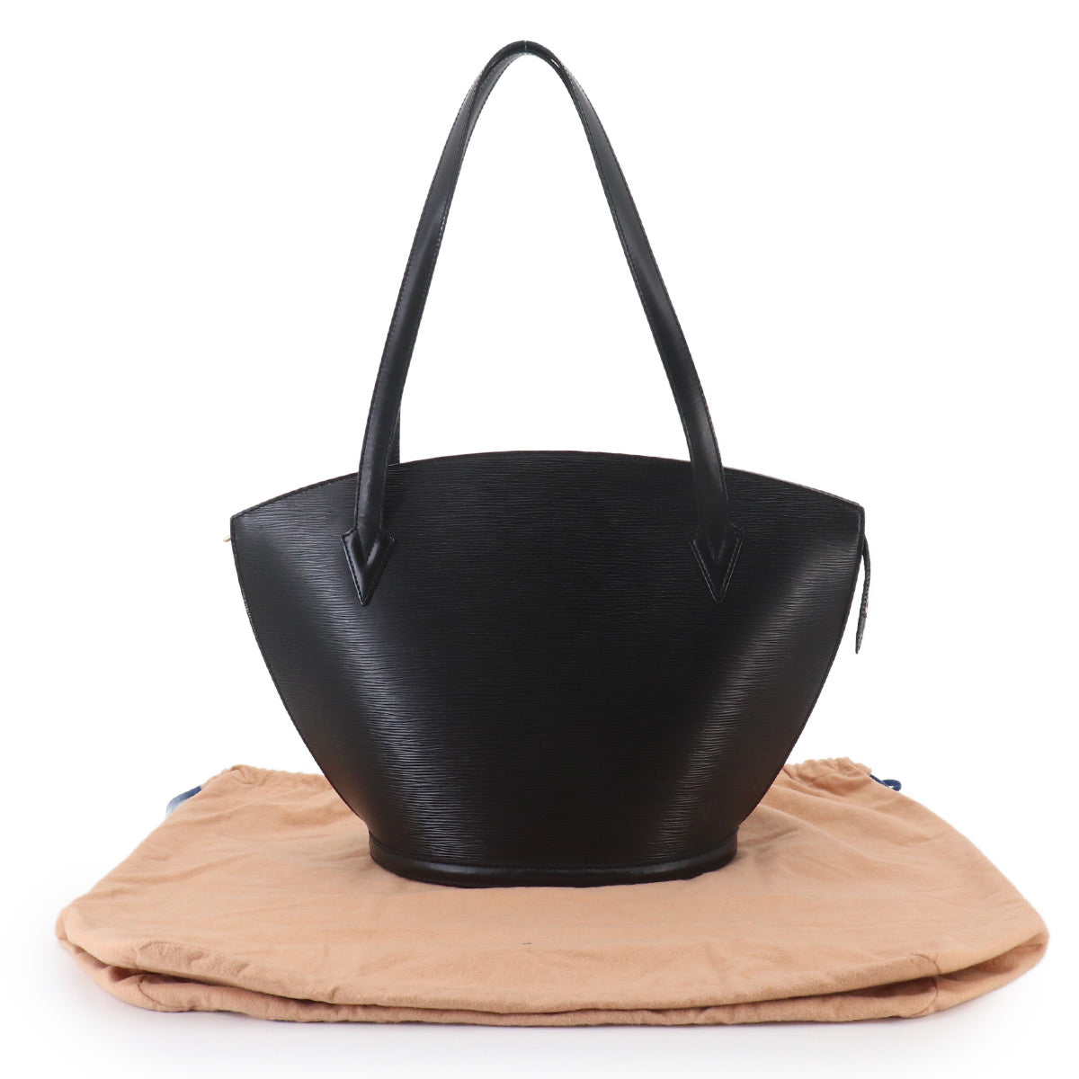 Epi Saint Jacques Shopping Tote Bag Leather Noir M52262