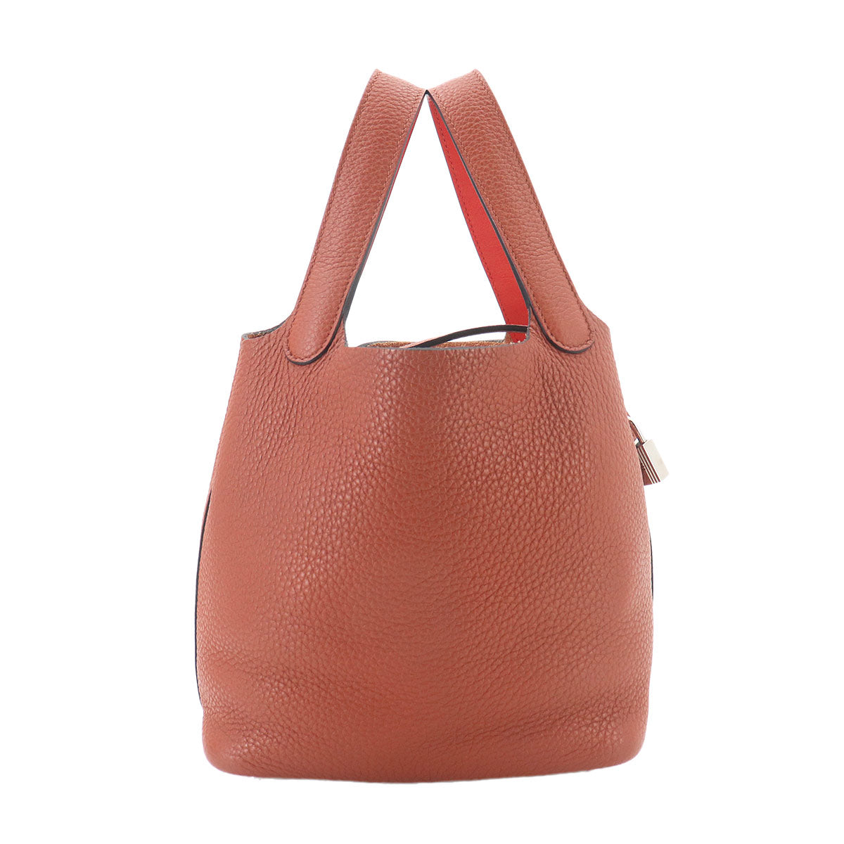 Picotin Lock PM Eclat Hand Bag Taurillon Clemence Swift Cuivre