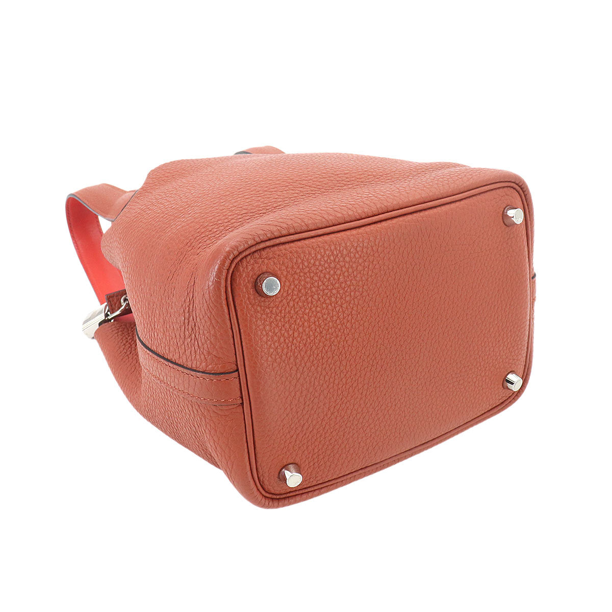 Picotin Lock PM Eclat Hand Bag Taurillon Clemence Swift Cuivre