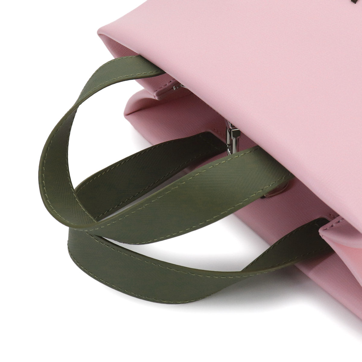 Shopper Tote MINI 2way Shoulder Bag Leather Pink M15239