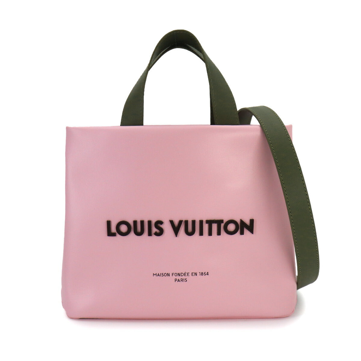 Shopper Tote MINI 2way Shoulder Bag Leather Pink M15239