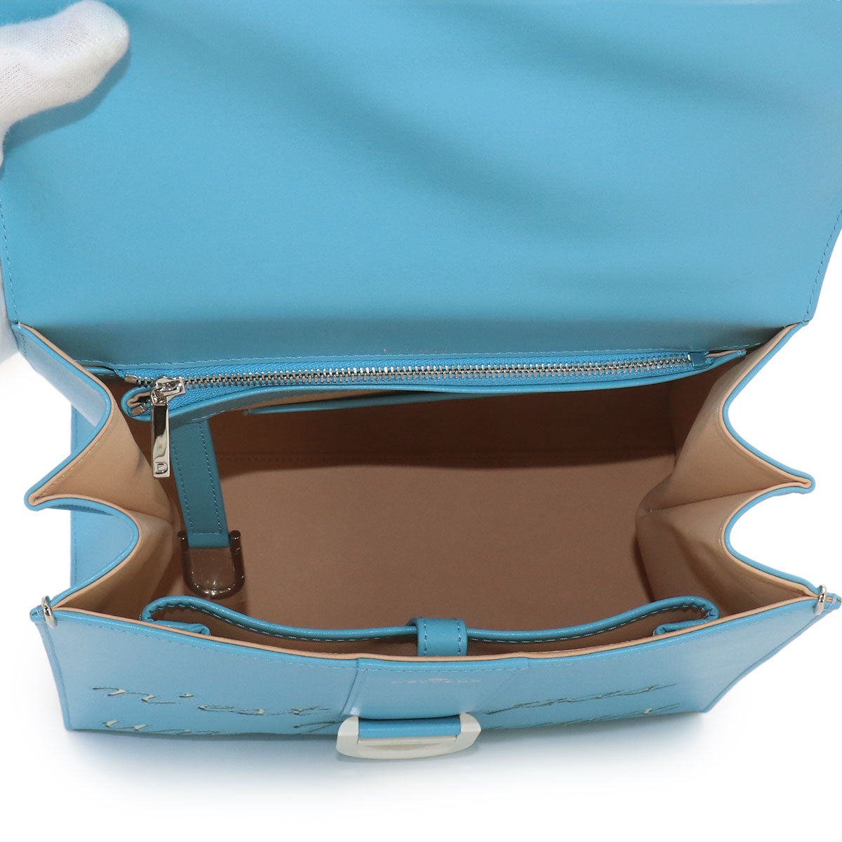 Brillant L'Humour MM Hand Shoulder Bag Leather Ciel