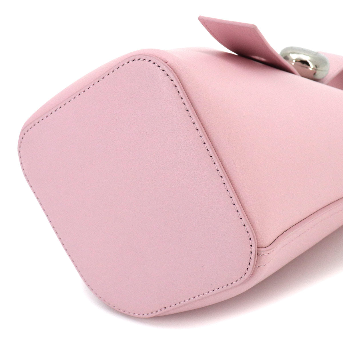 LOEWE Pebble Bucket Bag Mini Hand Shoulder Bag Leather Blossom