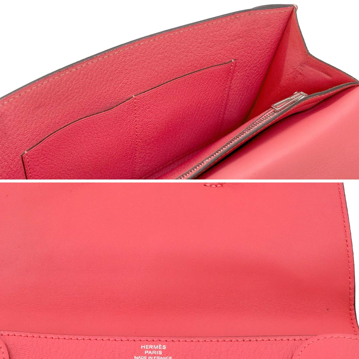 1938 Portfolio Wallet Chevre Pink  Clutch Bag Purse