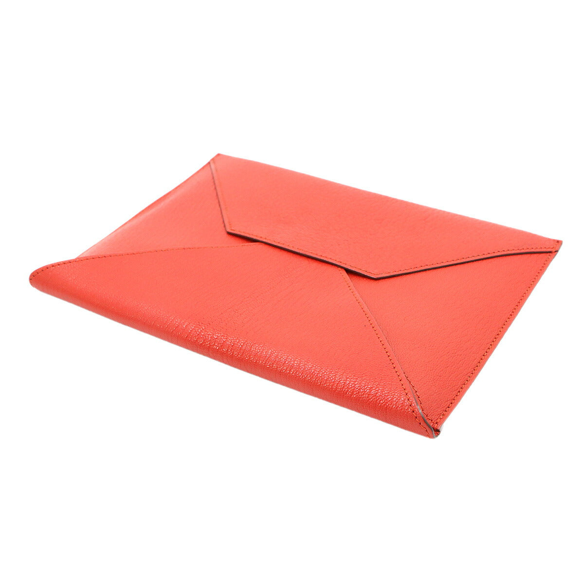 Envelope trio Pouch Chevre Rouge Casaque Orange Lime