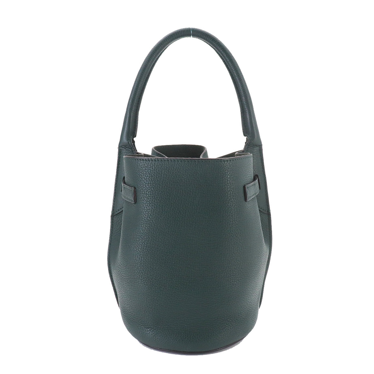 Big Bag Bucket Nano Hand Shoulder Bag Leather Green 187243