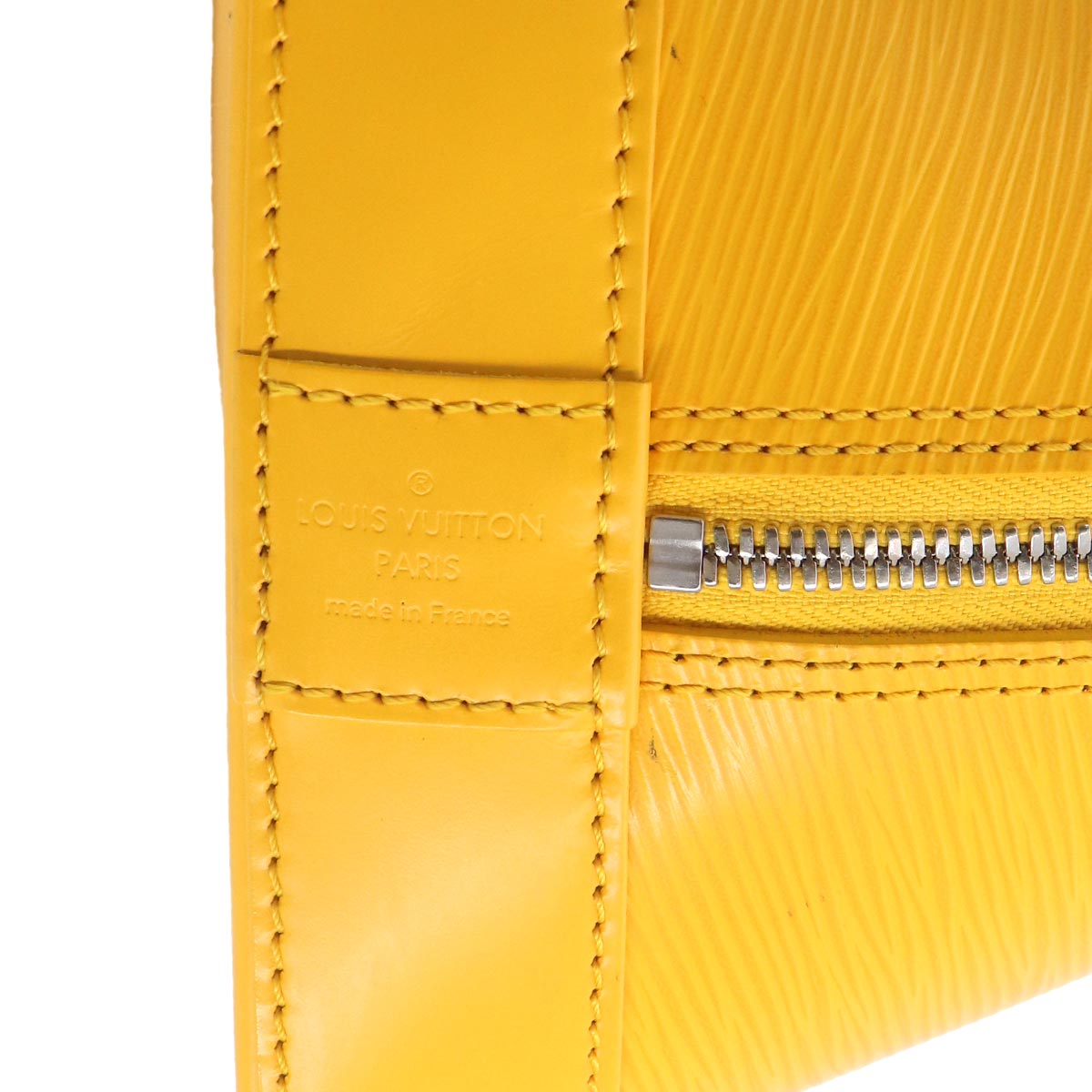 Epi Alma GM Hand Shoulder Bag Leather Citron M40629 Purse