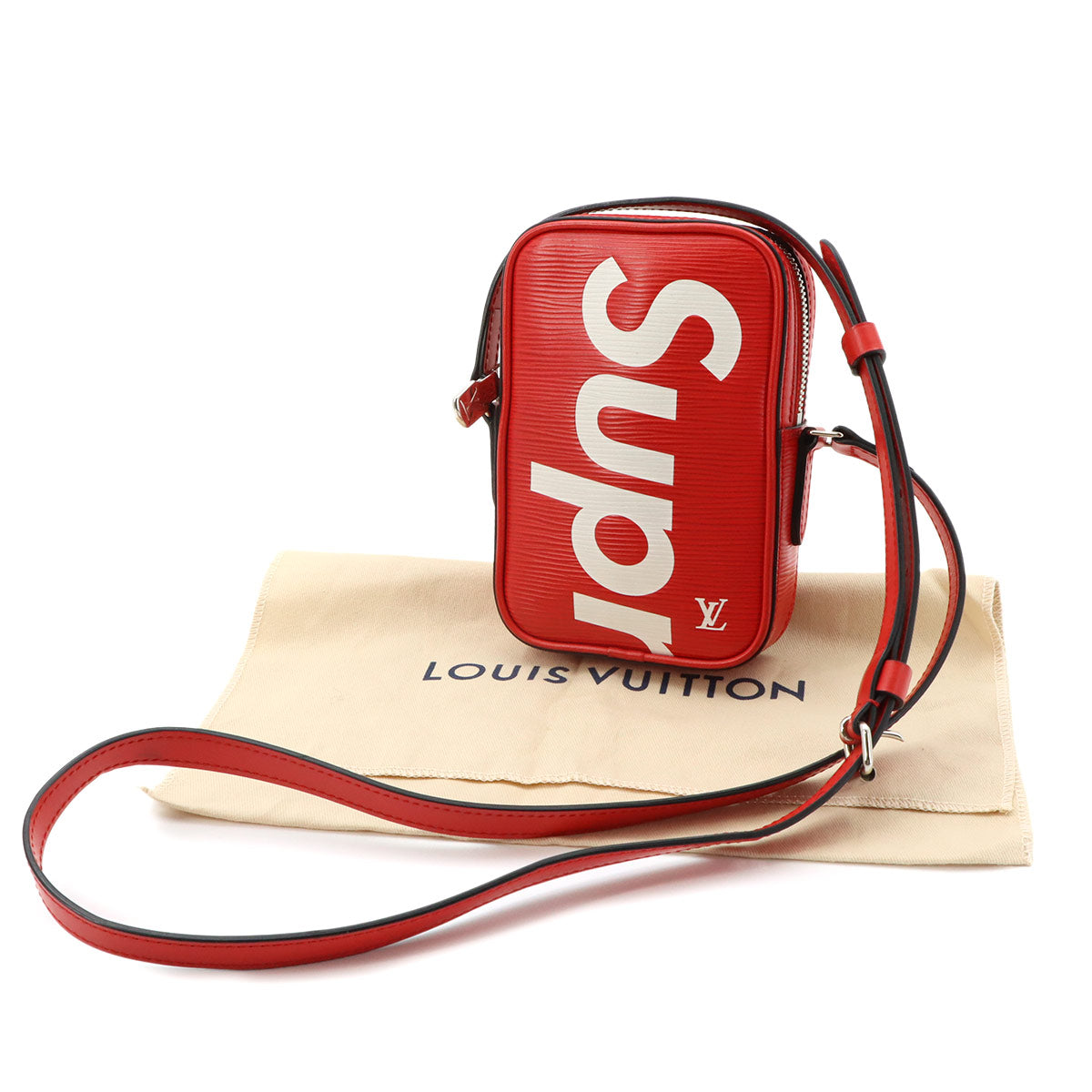 Epi Danube PPM Shoulder Bag Leather Red M53434