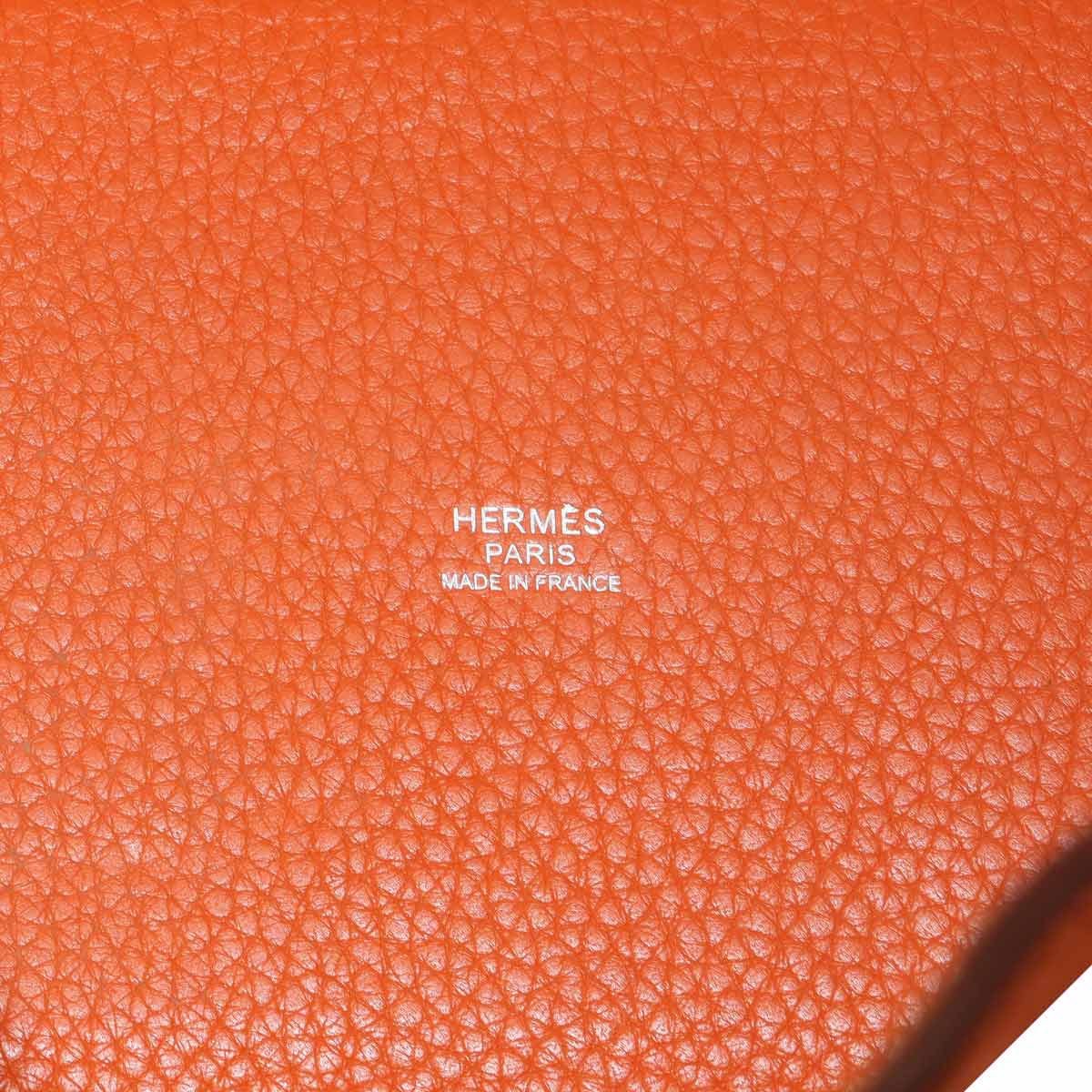 Picotin Lock PM Hand Bag Taurillon Clemence Orange