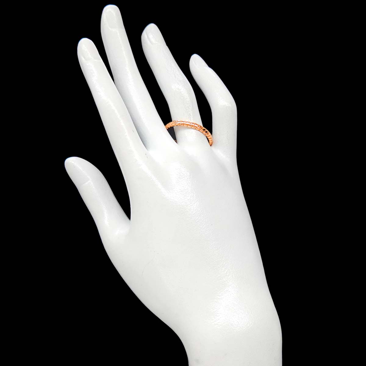 BVLGARI SPIGA Ring 18K PG 750 Size67 11.75(US)